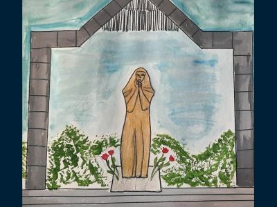 Я рисую Уфа Памятник " Скорбящая мать"